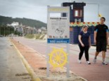 Orla do Mar Grosso recebe placas informativas sobre espcies marinhas